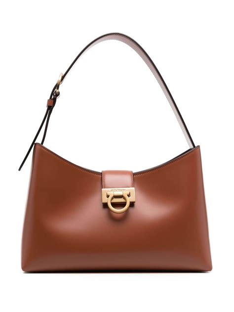 ferragamo trifolio shoulder bag